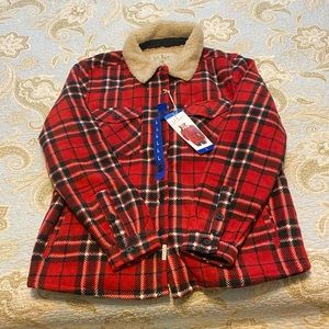NWT soho threads flannel jacket size L